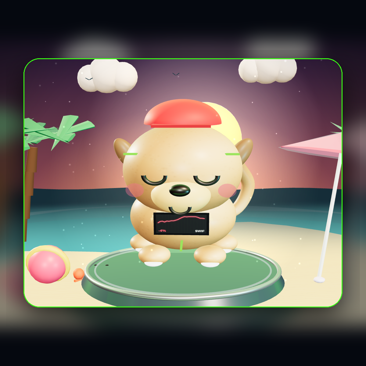 CryptoPets · A day at the beach