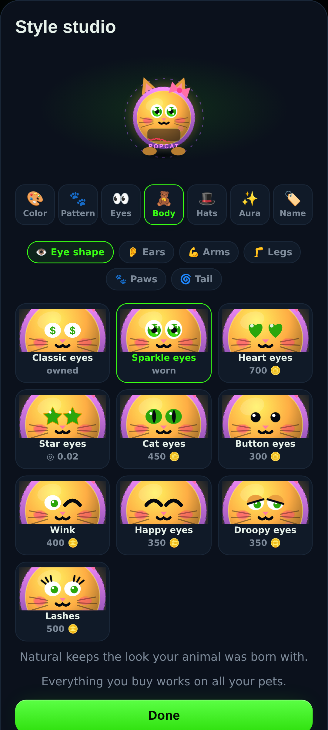 CryptoPets · Your own creature
